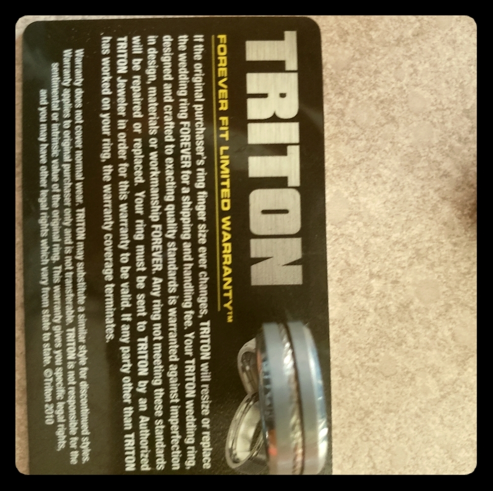 Tungsten Triton Men's ring